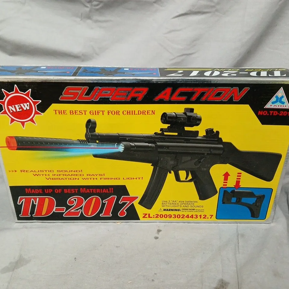 TD-2017 SUPER ACTION TOY RIFLE – BOXED