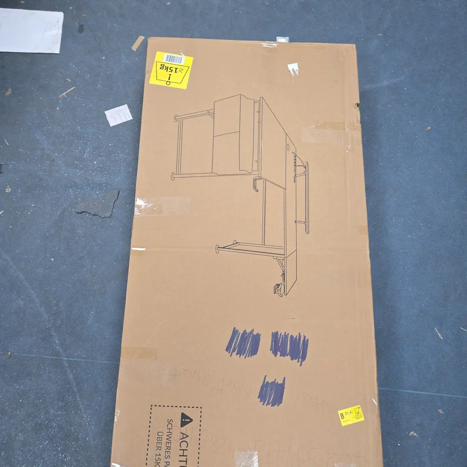 CORNER DESK – WHITE, BOXED (116 X 58 X 15 CM, 21 KG)