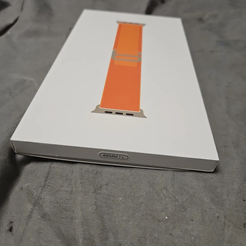 APPLE WATCH ULTRA ALPINE LOOP ORANGE BAND – 49MM / LARGE (BOXED)