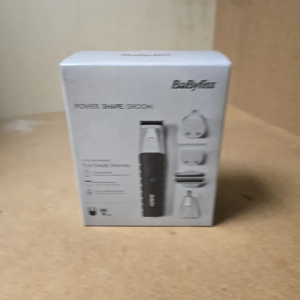 BABYLISS POWER SHAPE GROOM – GROOMING TRIMMER WITH ATTACHMENTS, BOXED