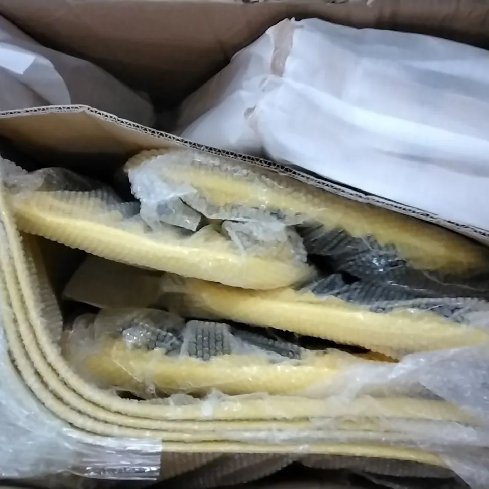 BOXED SET OF 4 KNUTSFORD SIDE CHAIRS IN YELLOW - 1 BOX