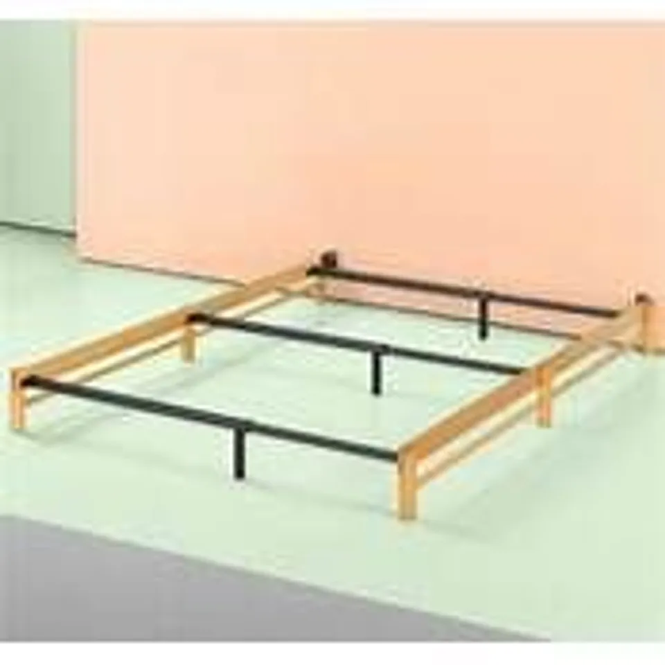 BRAND NEW BOXED NEWPORT ZINUS WOOD AND METAL COMPACT BEDFRAME