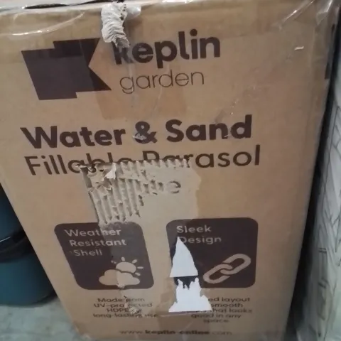 BOXED KEPLIN WATER&SAND FILLABLE PARASOL BASE 