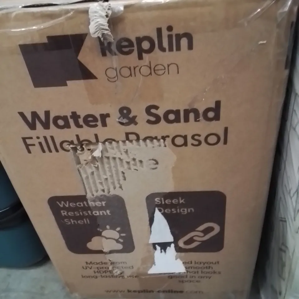 BOXED KEPLIN WATER&SAND FILLABLE PARASOL BASE 