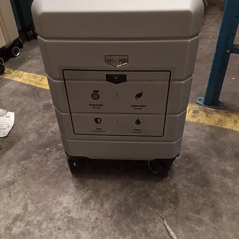 UNBOXED KEPLIN LUGG SMALL SIZE TRAVEL SUITCASE WITH WHEELS GREY COLOUR 
