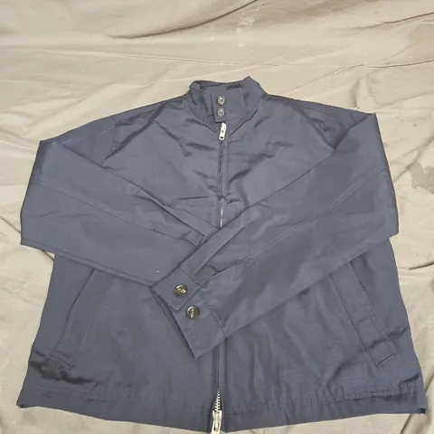 ABERCROMBIE & FITCH CROPPED JACKET IN NAVY SIZE S