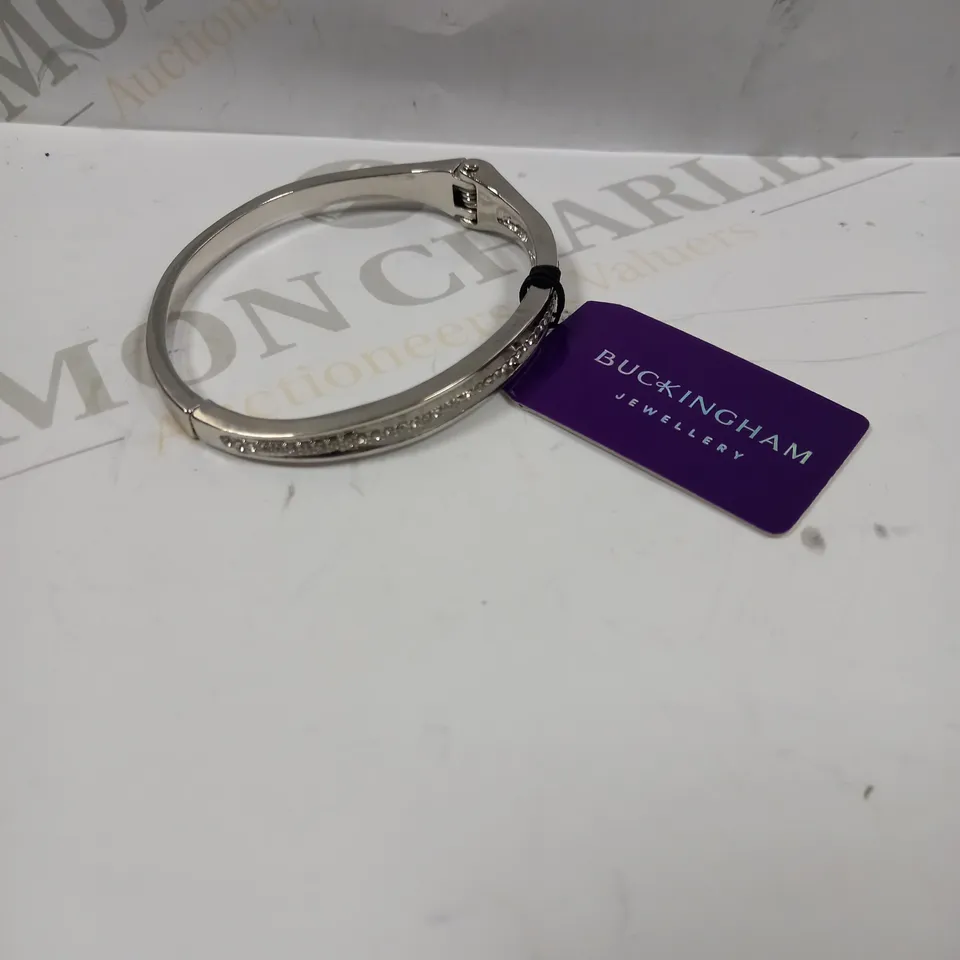 BUCKINGHAM JEWELLERY RETRACTABLE STONE LINED LADIES BRACELET 