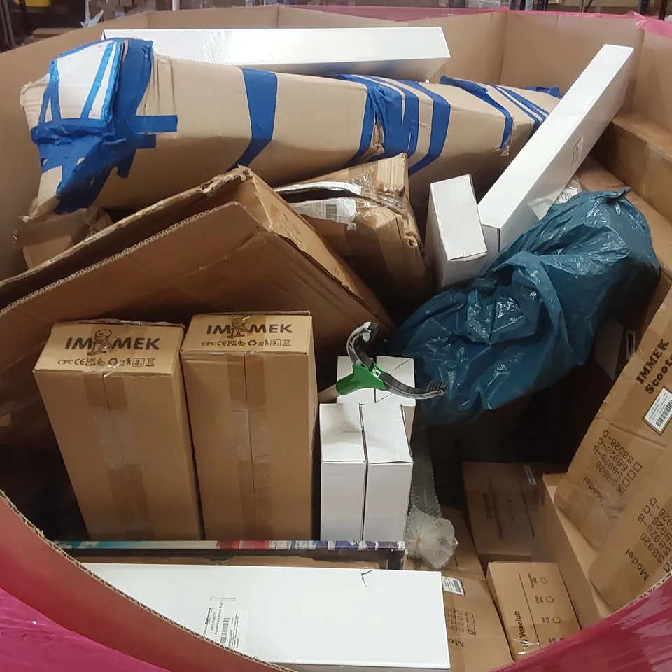 PALLET OF ASSORTED ITEMS INCLUDING: KIDS SCOOTERS, STANDARD PHOTOPOLYMER RESIN, PET POTTY ECT