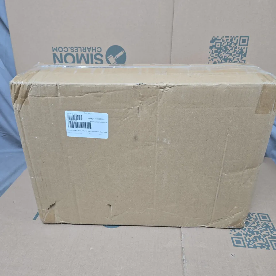 GARDEN STORIES CLASSIC DUAL FUNCTION SOLAR GLASS STAKE LIGHTS