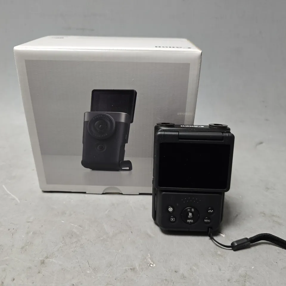 BOXED CANNON POWERSHOT V10 VLOGGING CAMERA