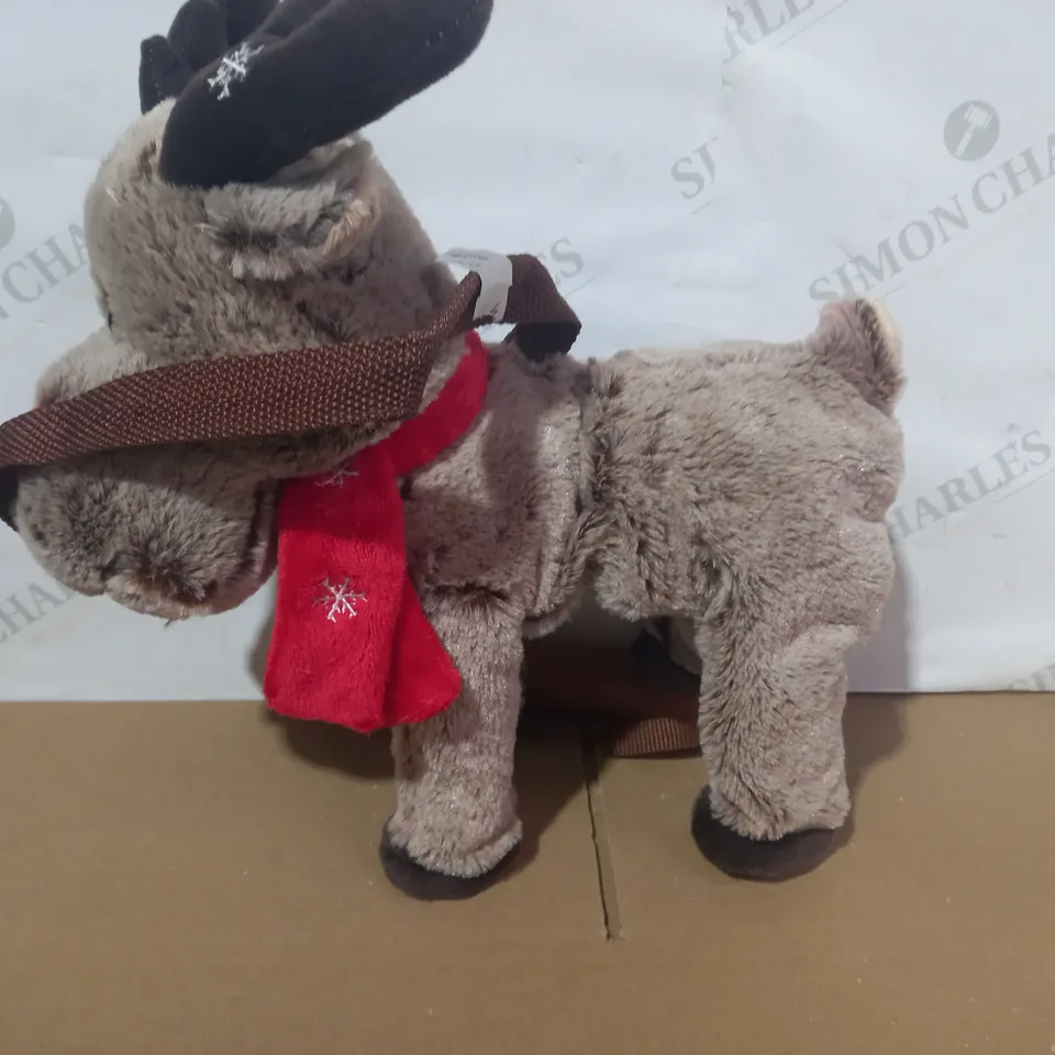 ANIMATED WALKING AND SINGING REINDEER RRP £22