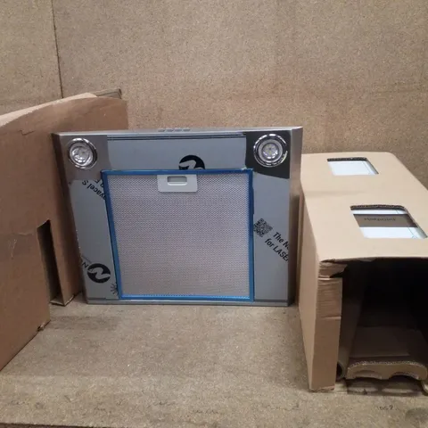 BOXED HOTPOINT 60CM CHIMNEY COOKER HOOD 