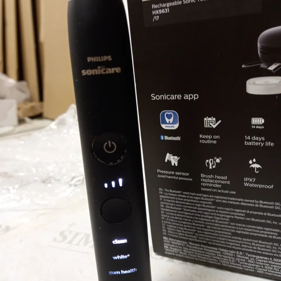 PHILIPS SONICARE ADVANCED WHITENING EDITION RECHARGEABLE TOOTHBRUSH
