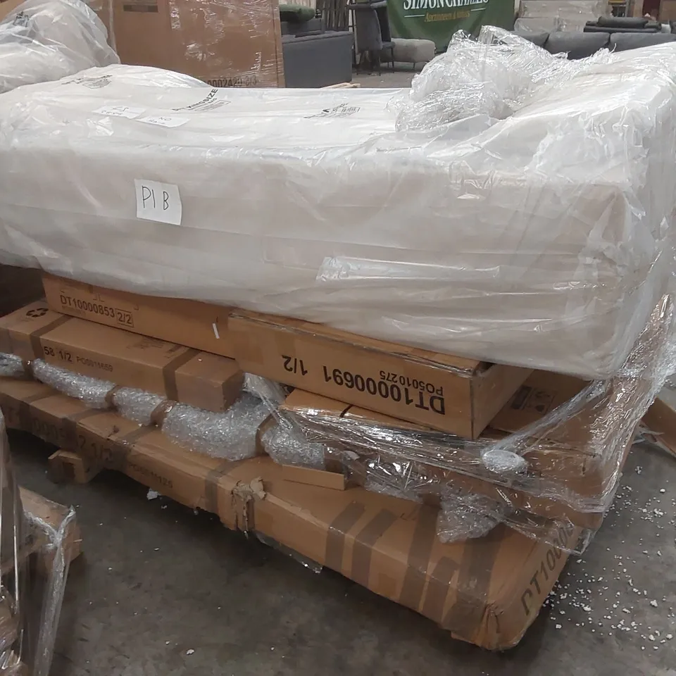 PALLET CONTAINING ASSORTED DESIGNER FURNITURE PARTS
