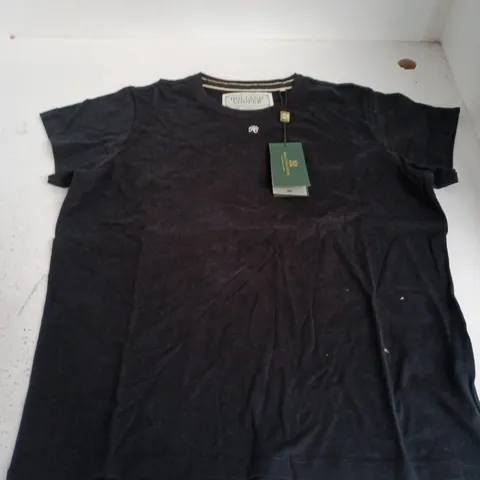 HOLLAND COOPER MONOGRAM TEE IN BLACK - LARGE