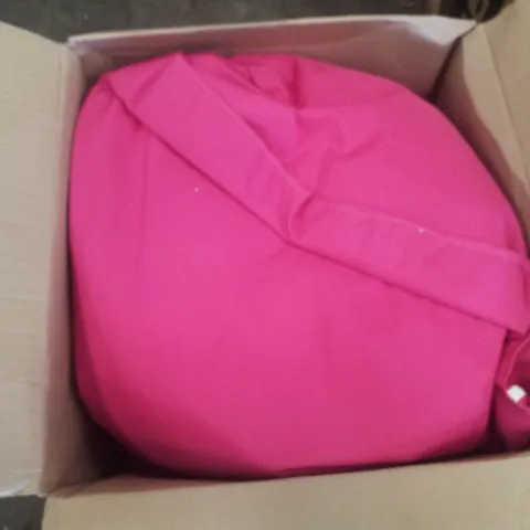 BOXED HOT PINK BEAN BAG