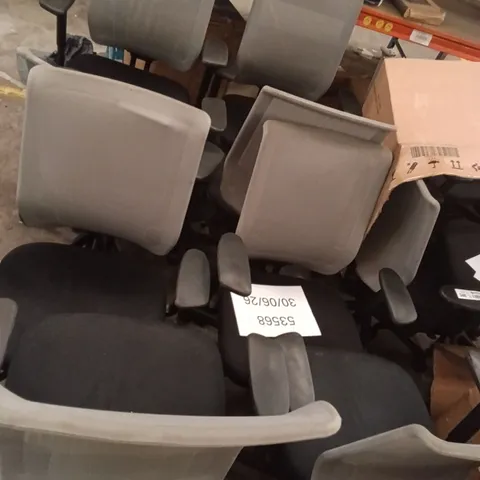 SET OF APPROXIMATELY 8 ASSORTED OFFICE CHAIRS 