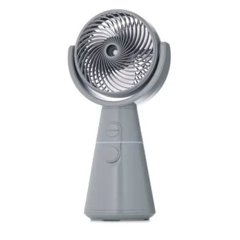 BOXED BELL AND HOWELL RECHARGEABLE TURBO MISTING DESK FAN