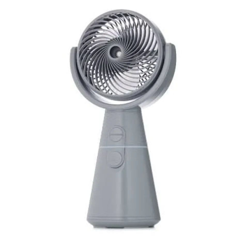 BOXED BELL AND HOWELL RECHARGEABLE TURBO MISTING DESK FAN