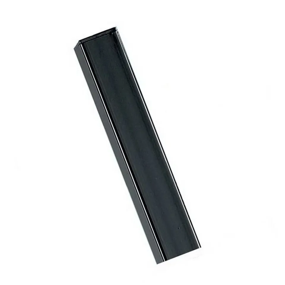 BAGGED 5CM SQ X 140CM H ROUND TOP LEPINE ROSALIND WHEELER CONCRETE-IN 50MM SQ BLANK METAL POST - BLACK (1 ITEM)