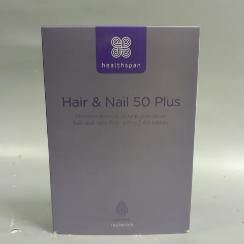 HEALTHSPAN NURTURE REPLENISH HAIR & NAIL 50 PLUS 