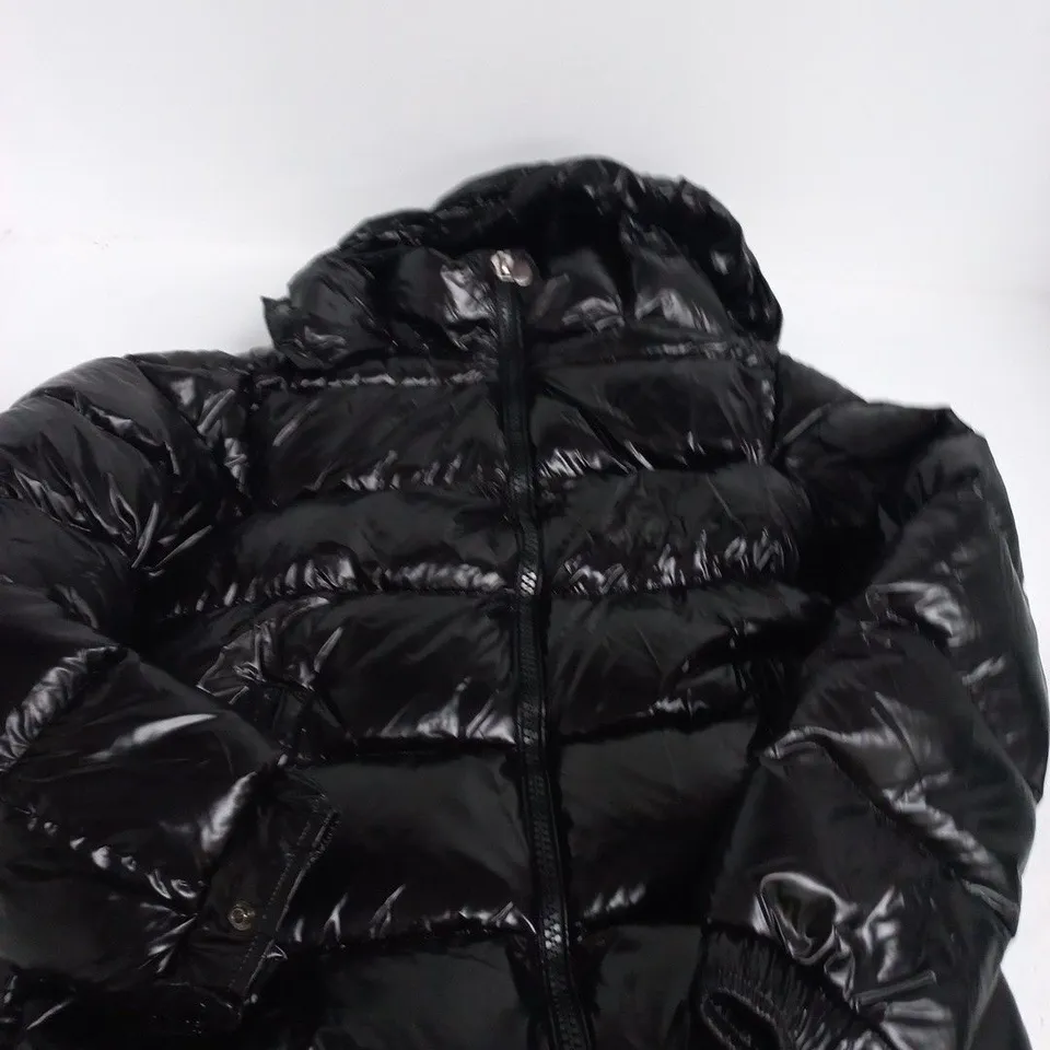 MONCLER DOWN PUFFER JACKET – BLACK - SIZE UNSPECIFIED
