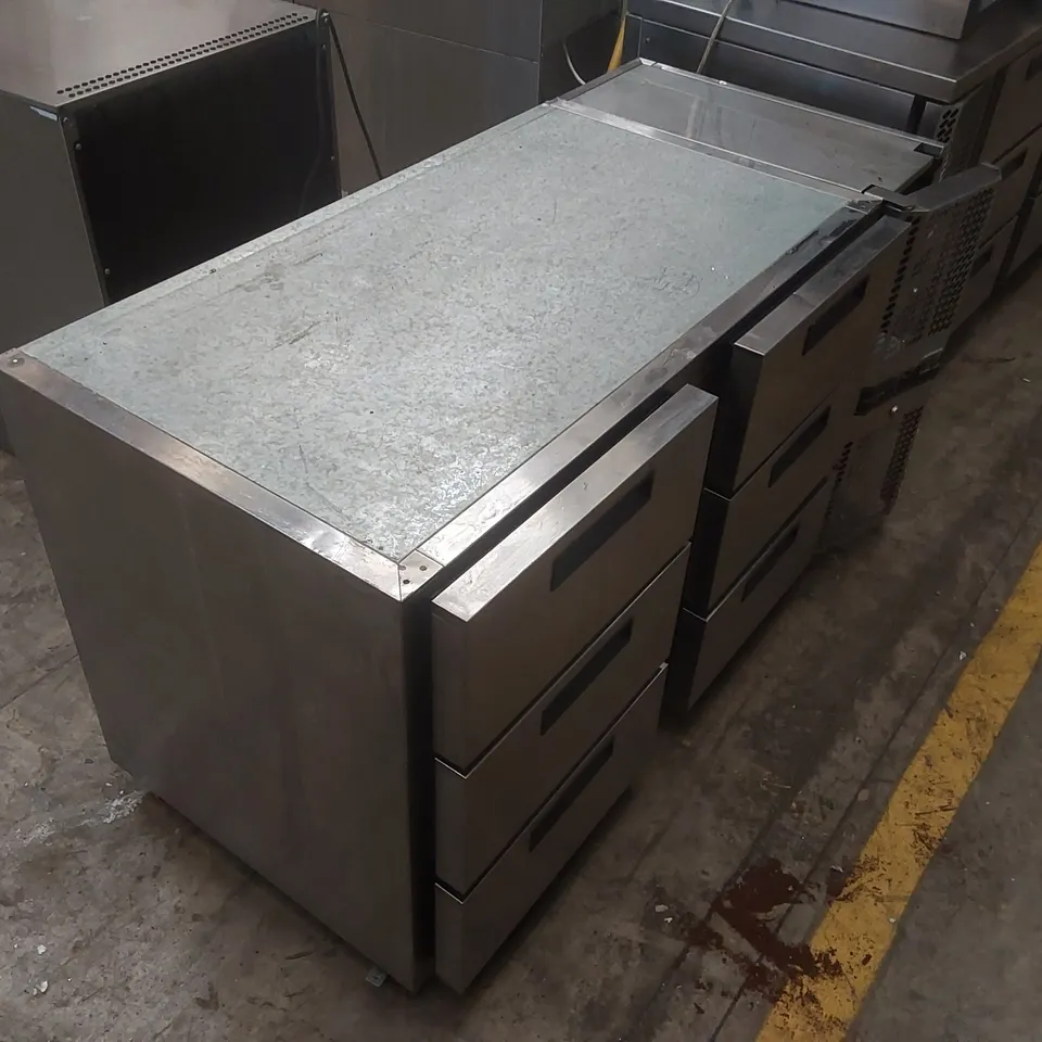 PRECISION HCU211 6 DRAWER U/C BENCH FRIDGE
