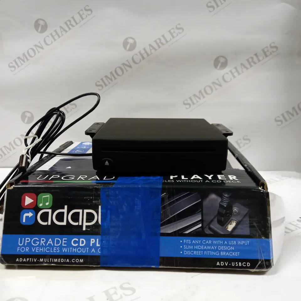 CONNECTS2 ADV-USBCD PLUG AND PLAY USB CD PLAYER FOR MECHLESS STEREOS , BLACK