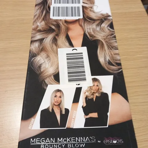 BOXED MEGAN MCKENNA'S BOUNCY BLOW 2 IN 1 REVOLUTIONARY HAIR EXTENSIONS MALIBU BLONDE MM HAIR PIECE 22071
