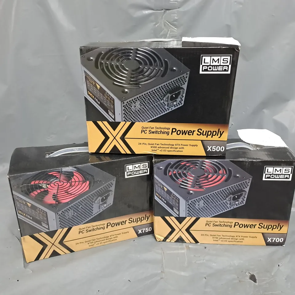 APPROXIMATELY 12 LMS POWER SUPPLYS TO INCLUDE X750, X700, X500 - COLLECTION ONLY