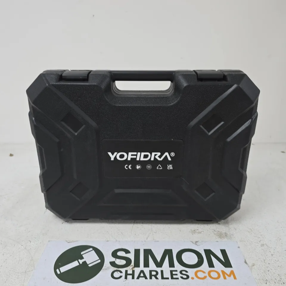 YOFIDRA BRUSHLESS NAIL GUN – CORDLESS WITH 3.0AH BATTERY IN HARD CASE