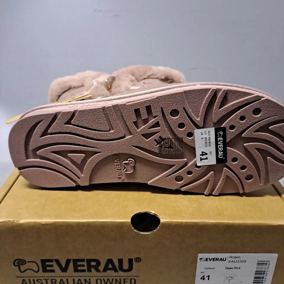 BOXED EVERAU ROBIN IN DAWN PINK - UK 41