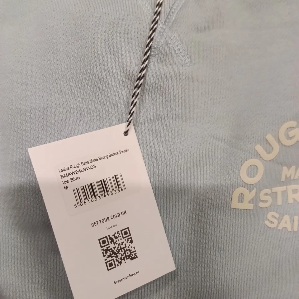 BRAND NEW BRASS MONKEY SWEATS - ICE BLUE SIZE MEDIUM APPROXIMATELY 6