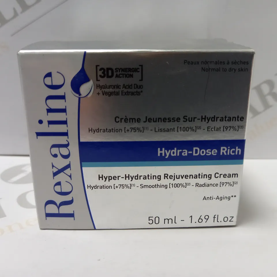 REXALINE 3D HYDRA-DOSE RICH HYPER-HYDRATING REJUVENATING CREAM 50ML