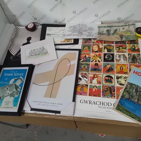 10 ASSORTED PIECES OF ARTWORK