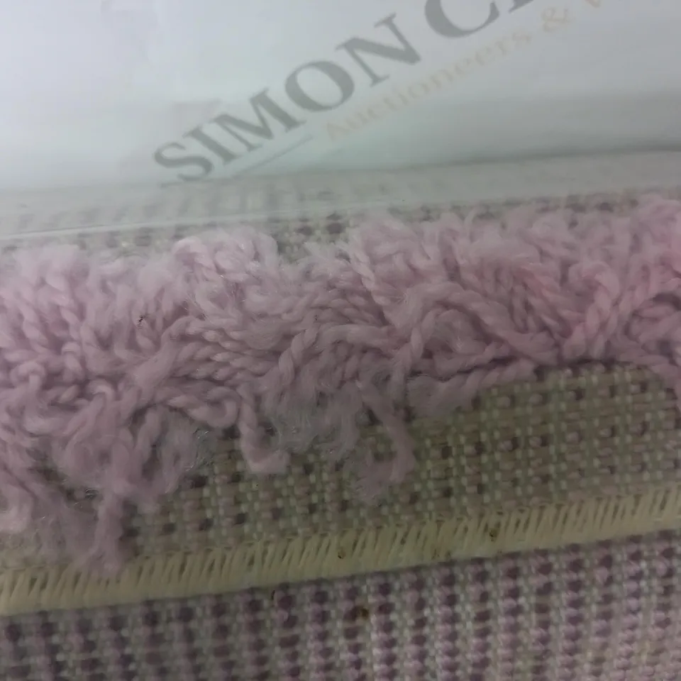 HOUSE ADDITIONS SANTA CRUZ PINK RUG - 80X150CM