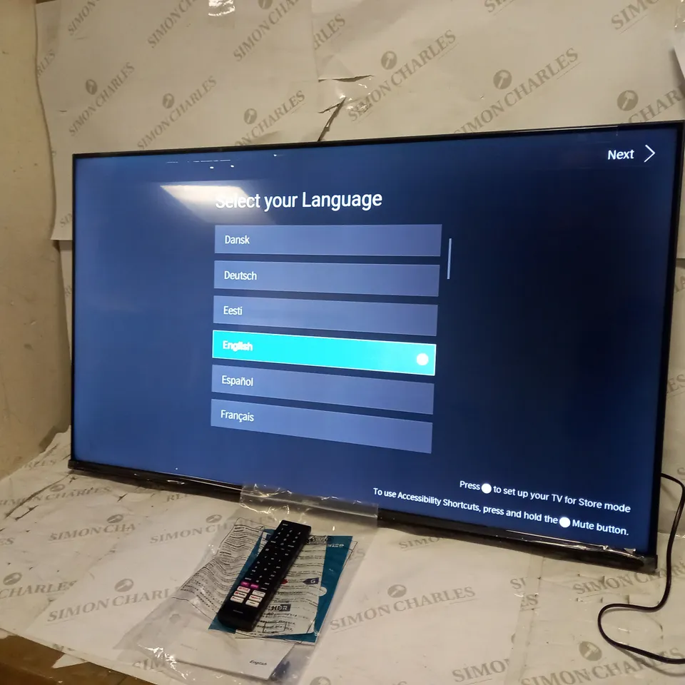 HISENSE E7HQTUK 43" SMART 4K ULTRA HD HDR QLED TV - COLLECTION ONLY