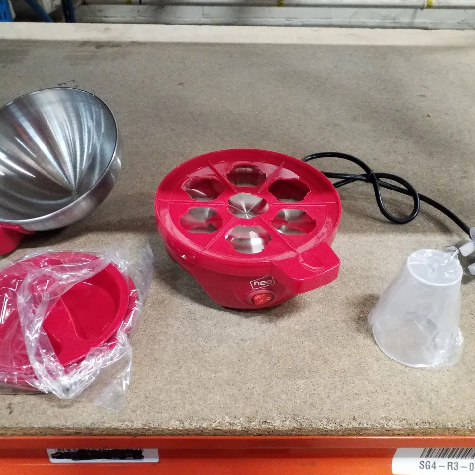 BOXED NEO 3 IN 1 EGG BOILER - RED