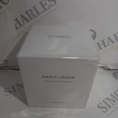 SEALED THE WHITE COMPANY AMALFI LEMON CANDLE