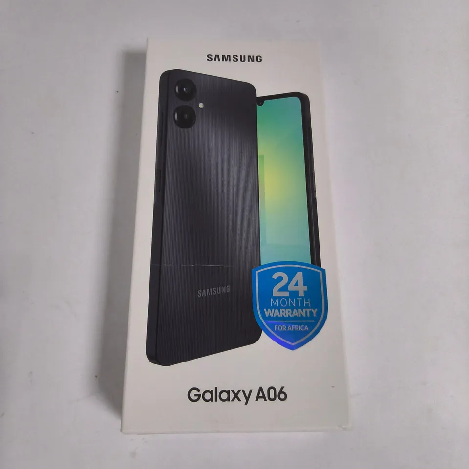 BOXED SAMSUNG GALAXY A06 4/128GB IN BLACK - SM-A065F