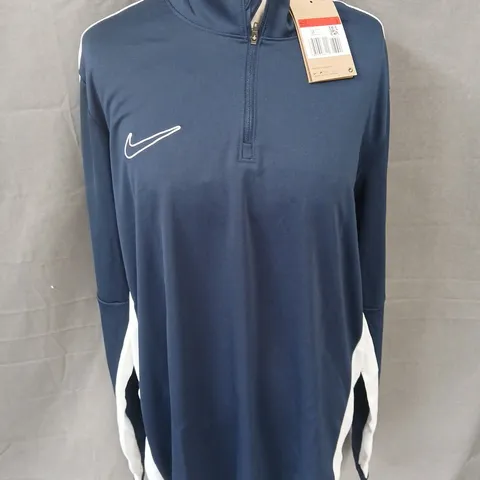 NIKE DRILL TOP IN NAVY - LARGE