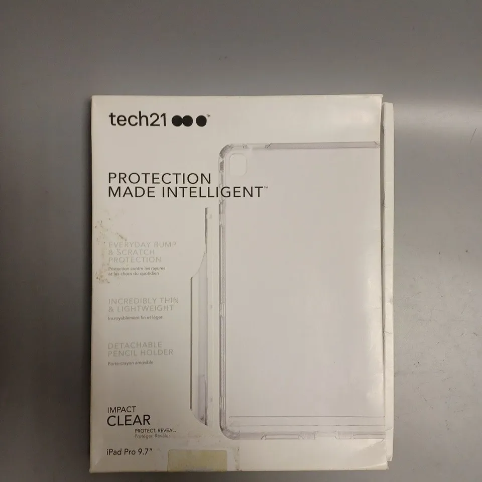 10 X BOXED TECH21 IMPACT CLEAR PROTECTIVE CASES FOR IPAD PRO 9.7"