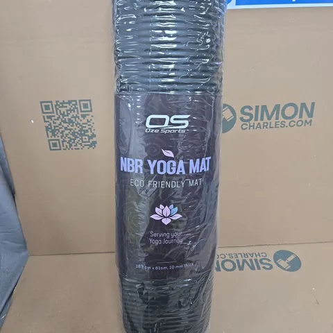 OZE SPORTS NBR YOGA MAT – ECO-FRIENDLY, 183 CM X 61 CM, 10 MM THICK