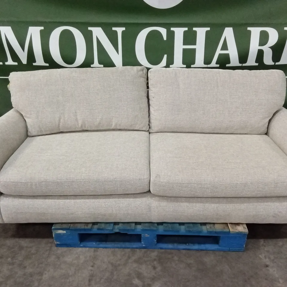 BAILEY FABRIC 4 SEATER SOFA - STONE RRP £649