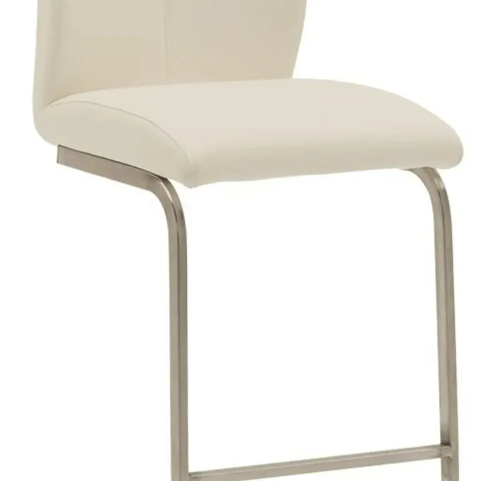 BOXED IRMA BAR CHAIR WHITE