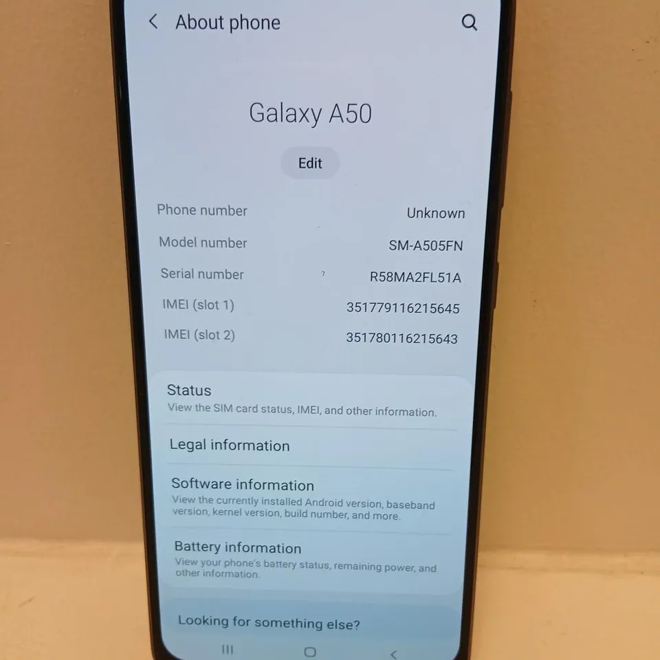 SAMSUNG GALAXY A50 – 128GB (GRADIENT BLACK) SMARTPHONE