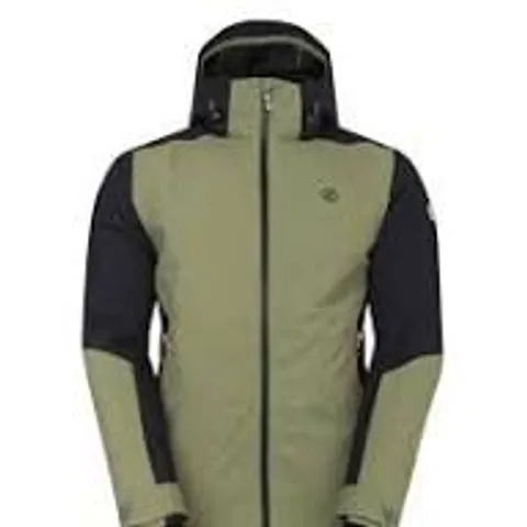 BRAND NEW DARE2B PRECISION II WINTER JACKET – BLACK/OLIVE GREEN UK SIZE M