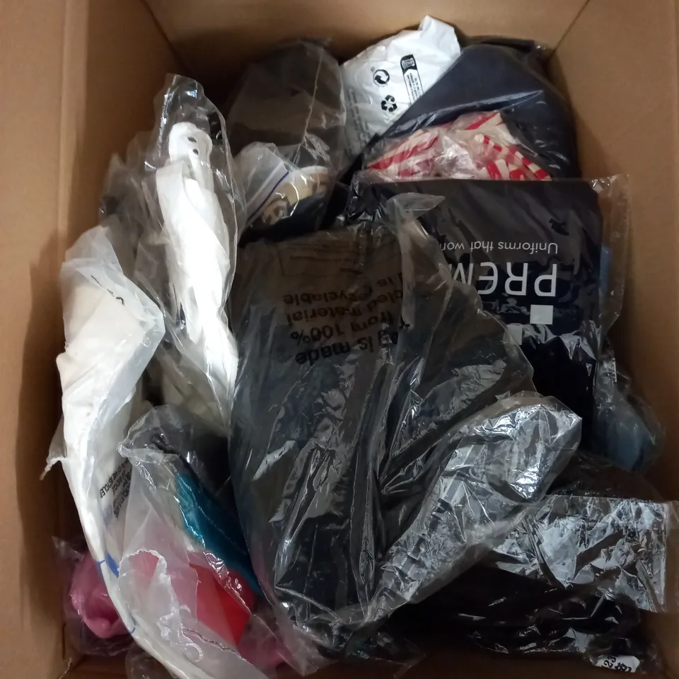 LARGE BOX OF ASSORTED CLOTHING TO INCLUDE H&M,ASOS AND CHELSEA PEERS