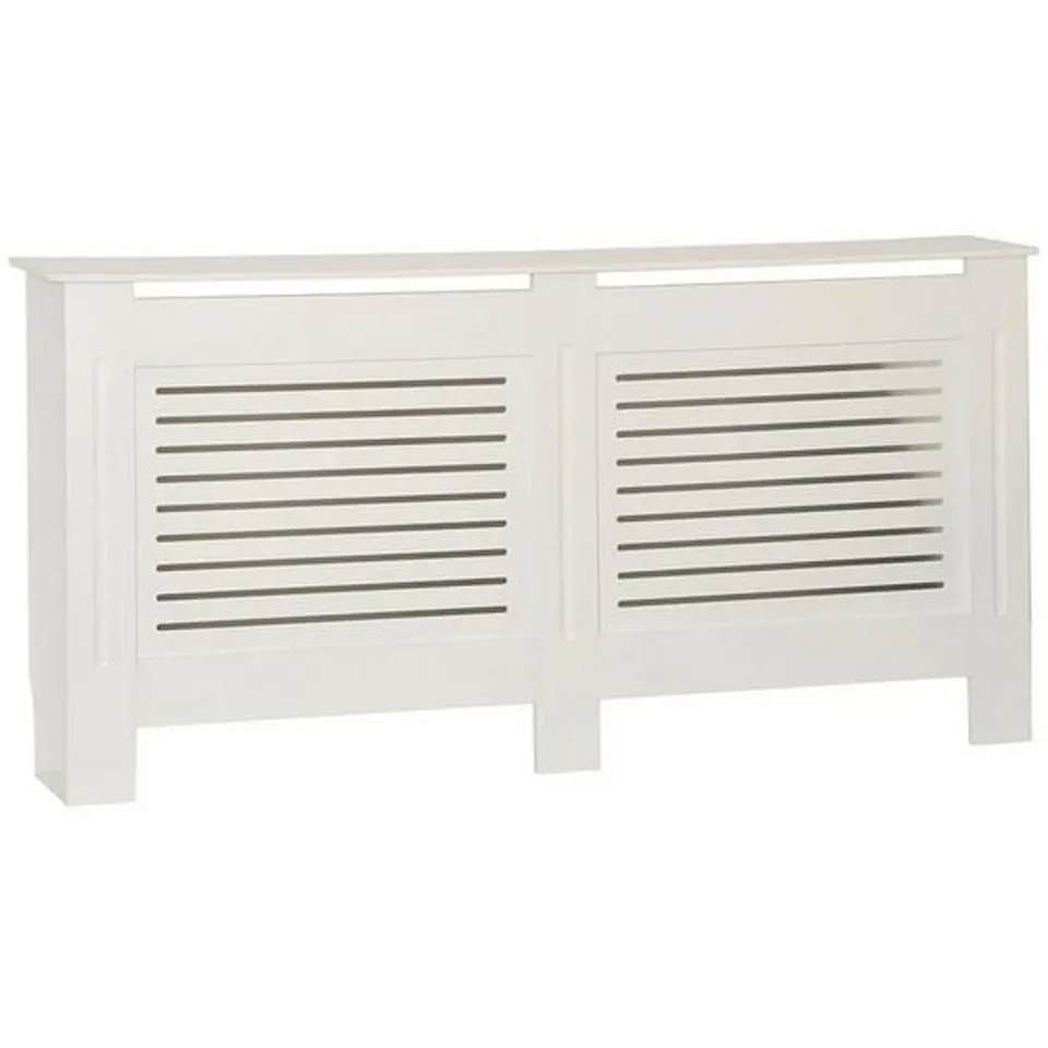 BOXED MILTON XL RADIATOR COVER WHITE (1 BOX)