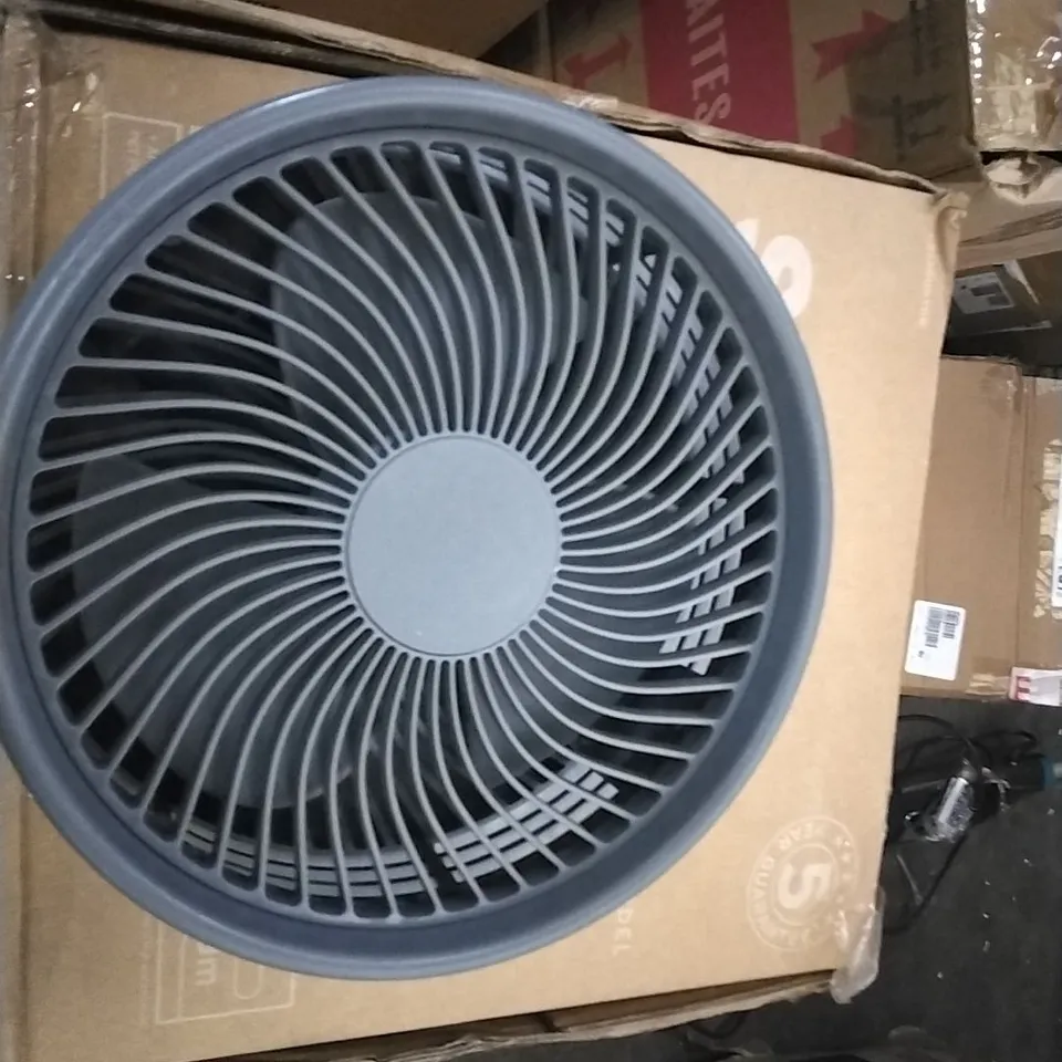 GREY ELECTRIC FAN
